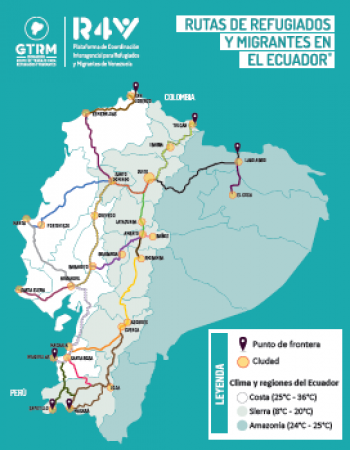 Mapa de Rutas GTRM Ecuador